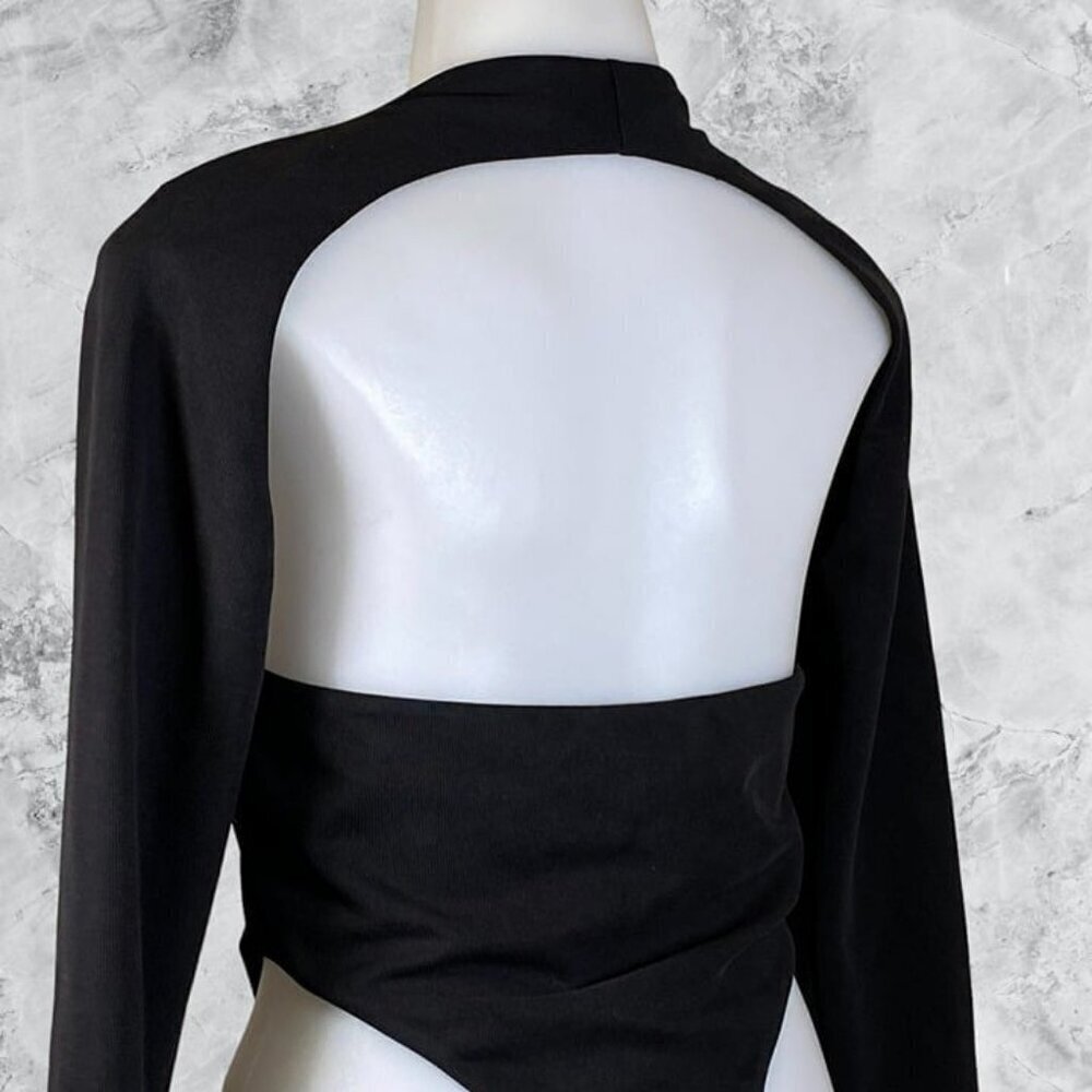 h:ours Nikita Bodysuit - Black - Picture 7 of 8